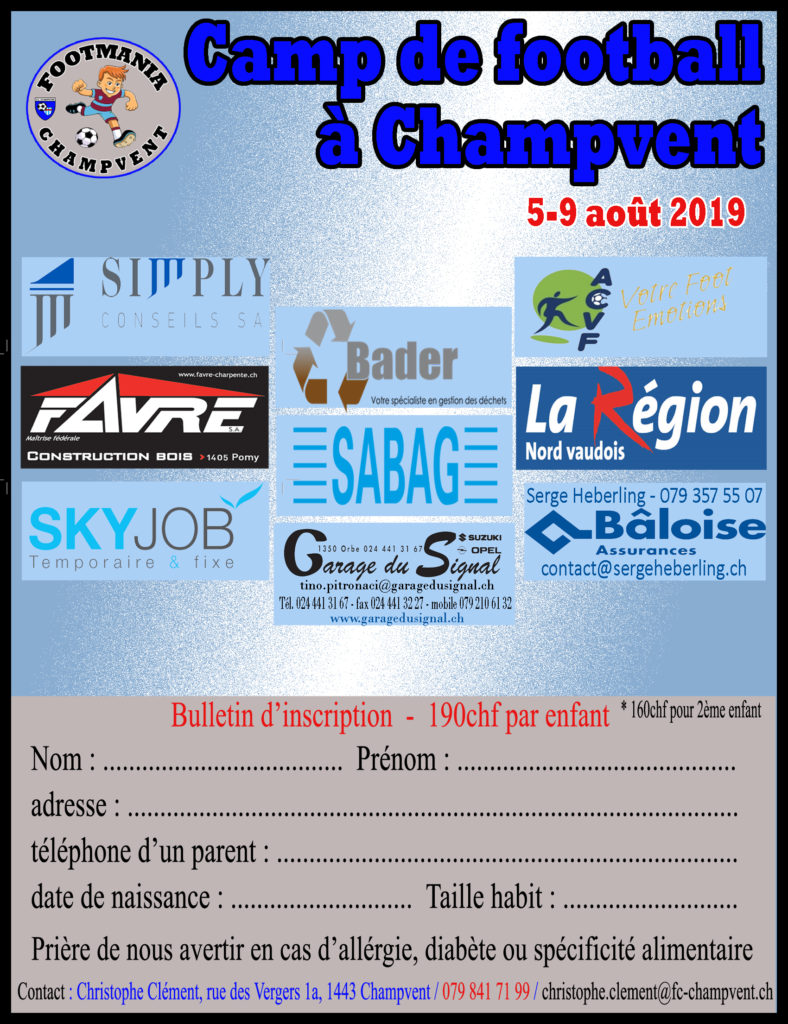 Footmania, à Champvent